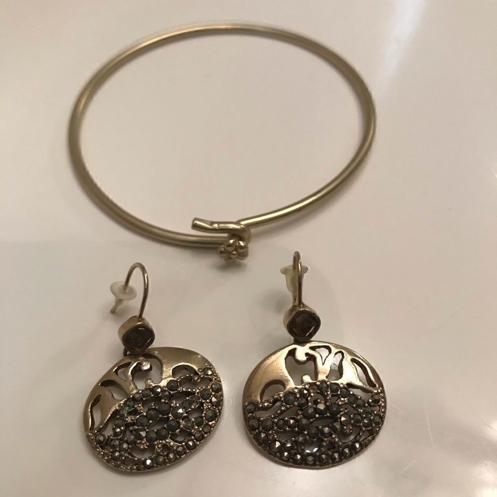 Kenneth Cole Earrings & Charm Bracelet
